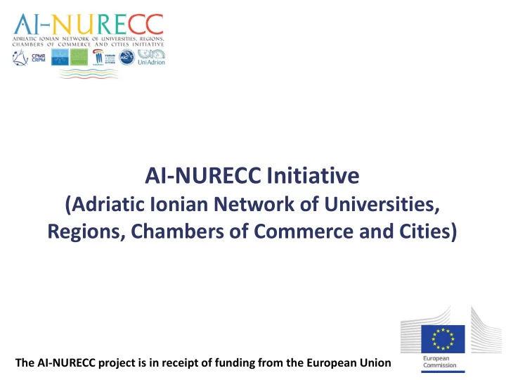 ai nurecc initiative