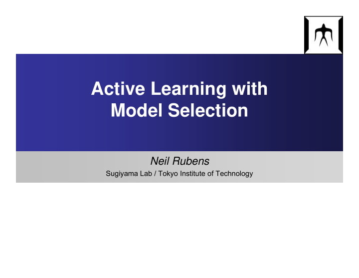 active learning with active learning with model selection