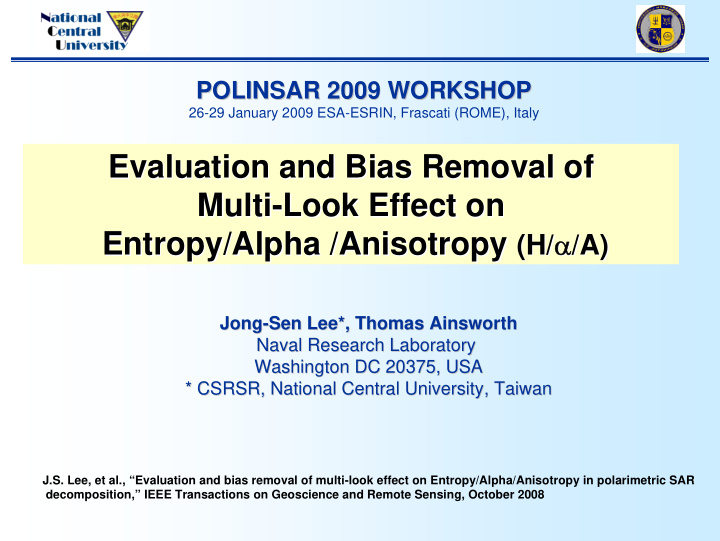 evaluation and bias removal of evaluation and bias