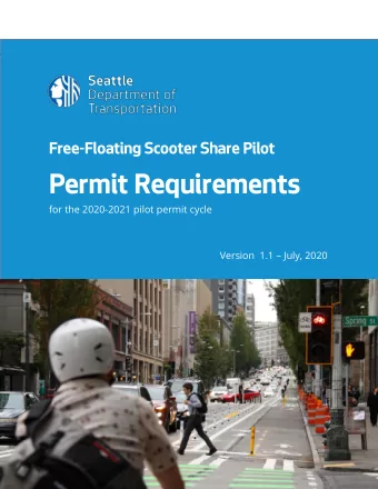 Contents  Permit Requirements