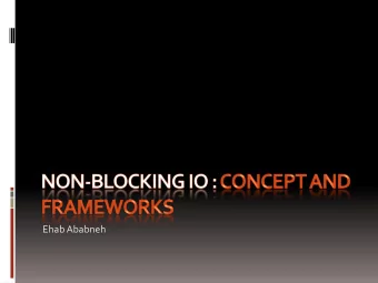 Ehab  Ababneh    Outline    The  Problem:  Thousands  of  Clients.