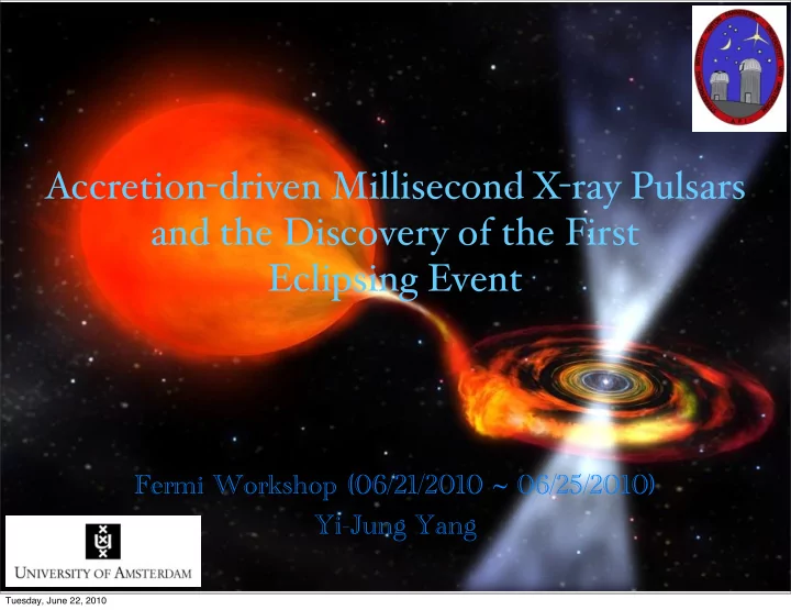 accretion driven millisecond x ray pulsars and the