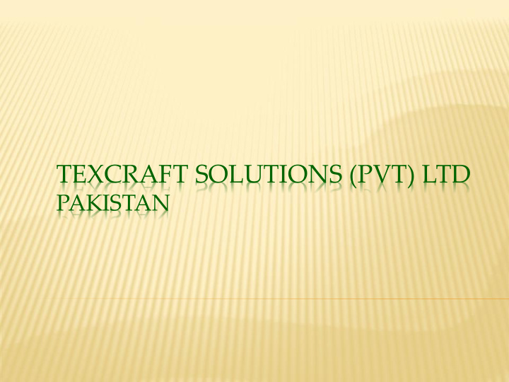 texcraft solutions pvt ltd