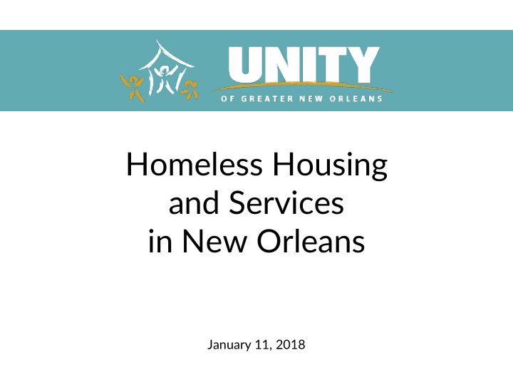 homeless housing