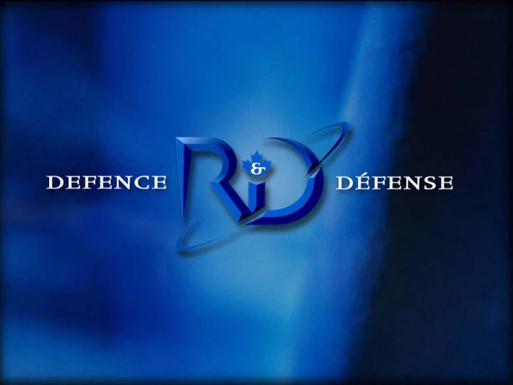 defence r d canada cora r d pour la d fense canada caro