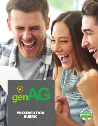 P RESENTATION  RUBRIC  1  PRESENTATION RUBRIC  PRESENTATION RUBRIC The genAG P resentation  COMPANY