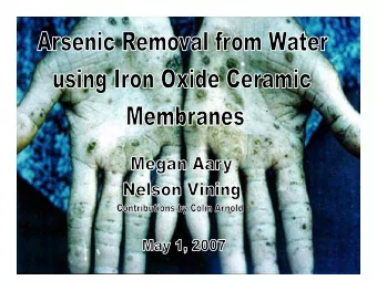 Problem   Norman pays Oklahoma City  $3.10/1000 gallons for drinking water   Previously from