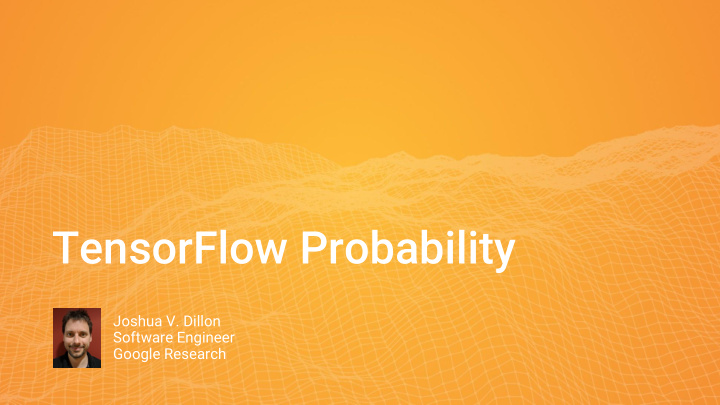 tensorflow probability