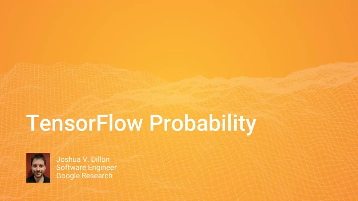 tensorflow probability