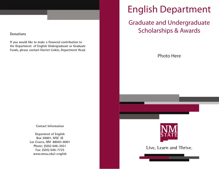 english department