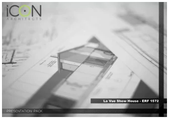 PRESENTATION PACK  La Vue Show House - ERF 1572  DESCRIPTION &amp; INDEX  7   Living area opening