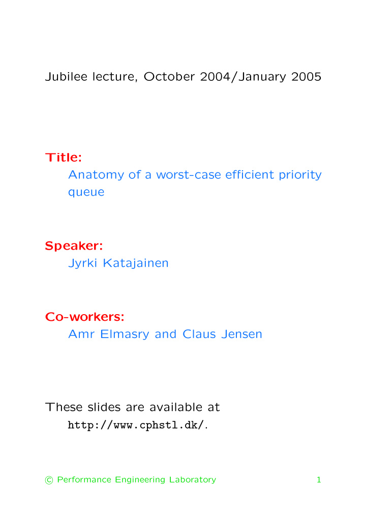 jubilee lecture october 2004 january 2005 title anatomy