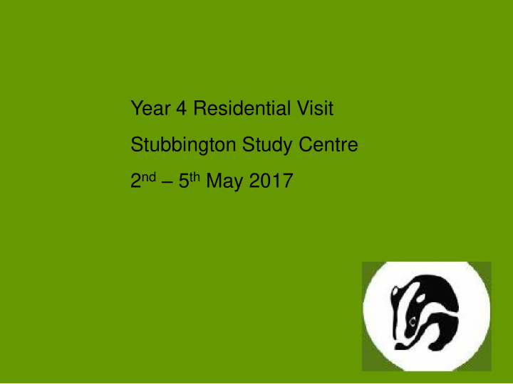 year 4 residential visit stubbington study centre 2 nd 5