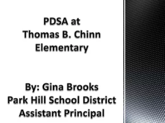 Identify the Problem  Write a SMART Goal  Strategies to reach the goal  What is the