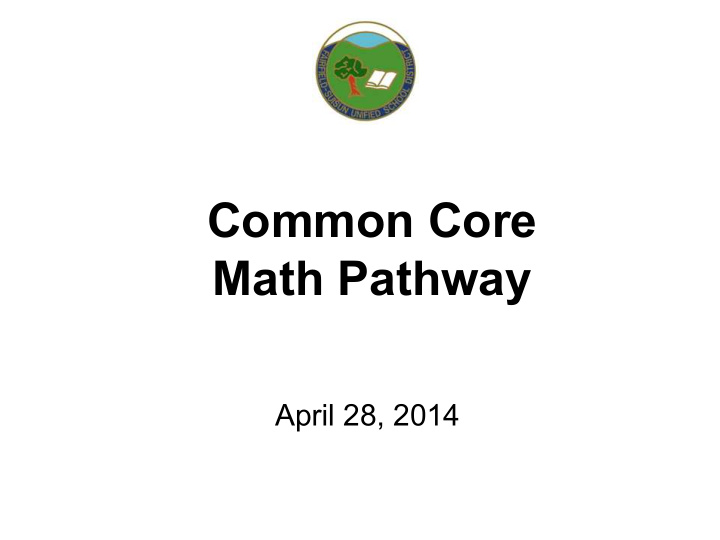 common core math pathway