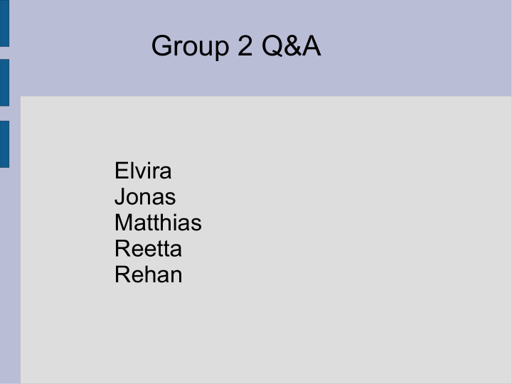group 2 q a