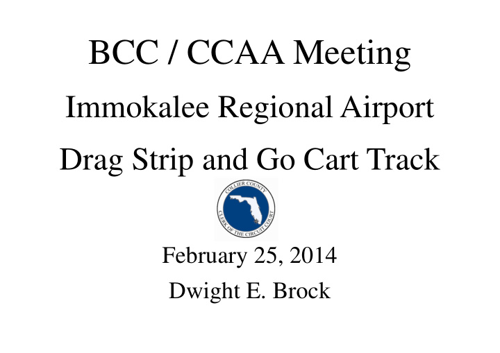 bcc ccaa meeting