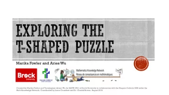 Marika Fowler and Aries Wu  Created by Marika Fowler and Tianxingjian (Aries) Wu for MATH 3P41 at