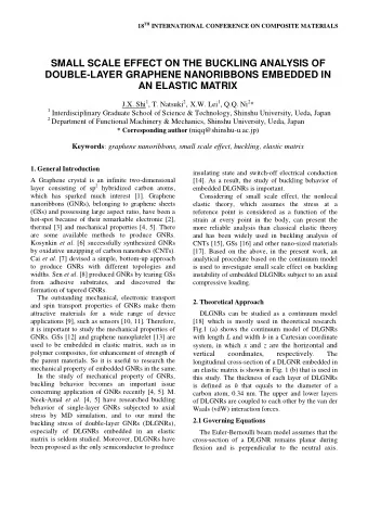 SMALL SCALE EFFECT ON THE BUCKLING ANALYSIS OF  DOUBLE-LAYER GRAPHENE NANORIBBONS EMBEDDED IN  AN