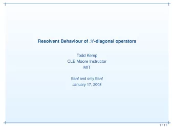 The Ginibre ensemble GinUE ( N ) is the space Mat N ( C )  circular  equipped with the