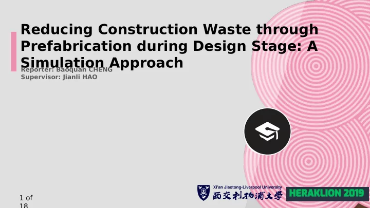 reducing construction waste through prefabrication during