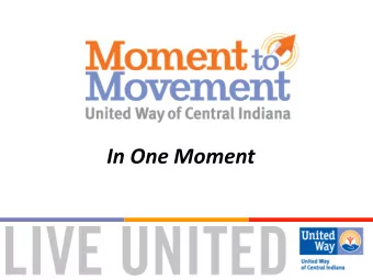 In One Moment  For purposes of the simulation please  use the following information:  Each