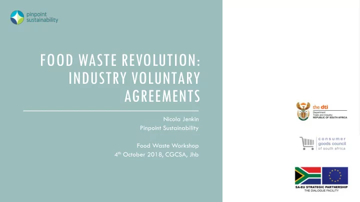 food waste revolution