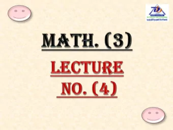 ode  ode  Basic Concepts and Theorems The n th order linear ODE takes the form:    n  n  1  d y