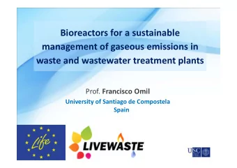 Bioreactors for a sustainable management of gaseous emissions in waste and wastewater treatment