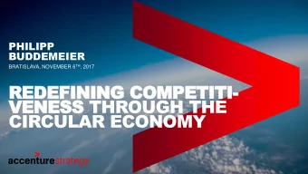 VENESS THROUGH THE  CIRCULAR ECONOMY  TODAYS PRACTICES ARE VERY WASTEFUL  AT ANY GIVEN MOMENT  ,