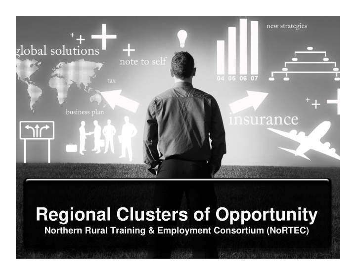 regional clusters of opportunity regional clusters of