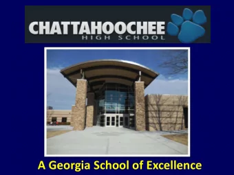 A Georgia School of Excellence  CHS Counselors  Test Your Knowledge  Common Misconceptions (Pre