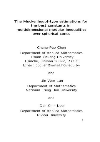 The Muckenhoupt-type estimations for  the best constants in  multidimensional modular inequalities