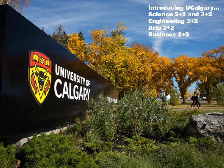introducing ucalgary science science 2 2 and 3 2 2 2 and