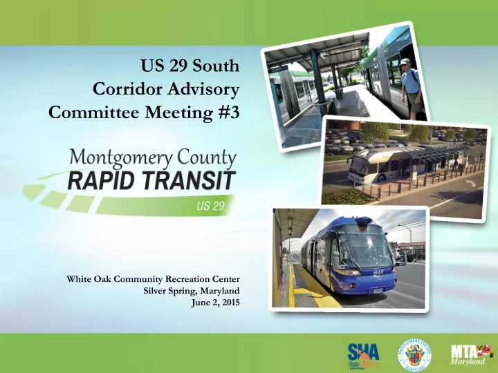 us 29 south corridor advisory committee meeting 3