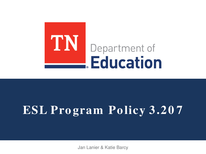 esl program policy 3 20 7