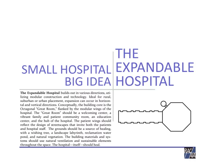 the expandable