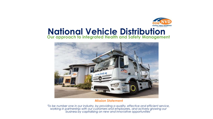 national vehicle distribution