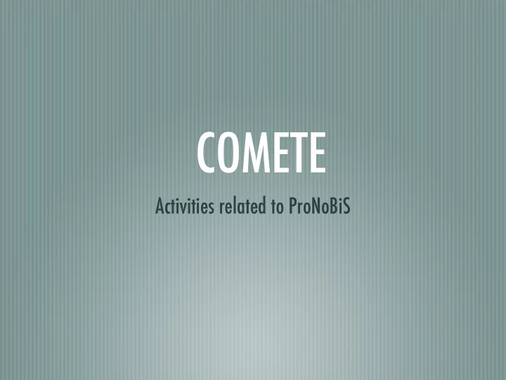 comete