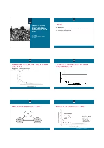 Content  Is Safety-In-Numbers  (SIN) for fatal bicycle    Background  crashes confounded by