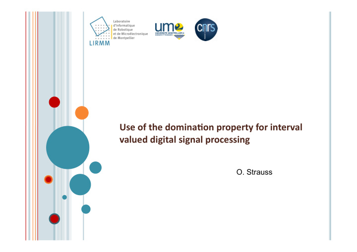 use of the domina on property for interval