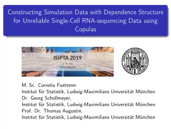 Constructing Simulation Data with Dependence Structure  for Unreliable Single-Cell RNA-sequencing