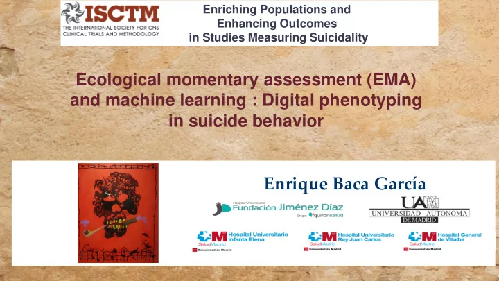 enrique baca garc a disclosure of conflict of interest