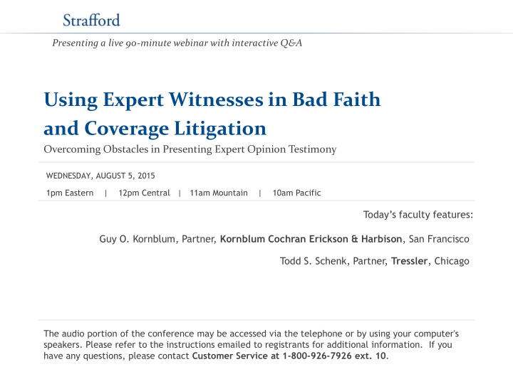 and coverage litigation