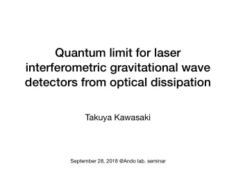 Quantum limit for laser  interferometric gravitational wave  detectors from optical dissipation