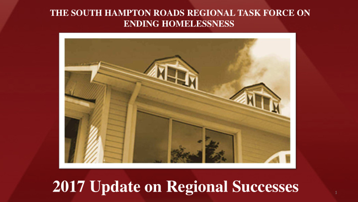 2017 update on regional successes