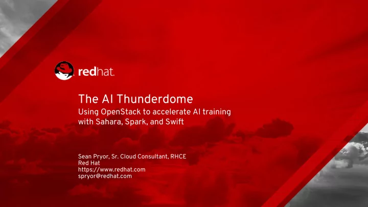 the ai thunderdome