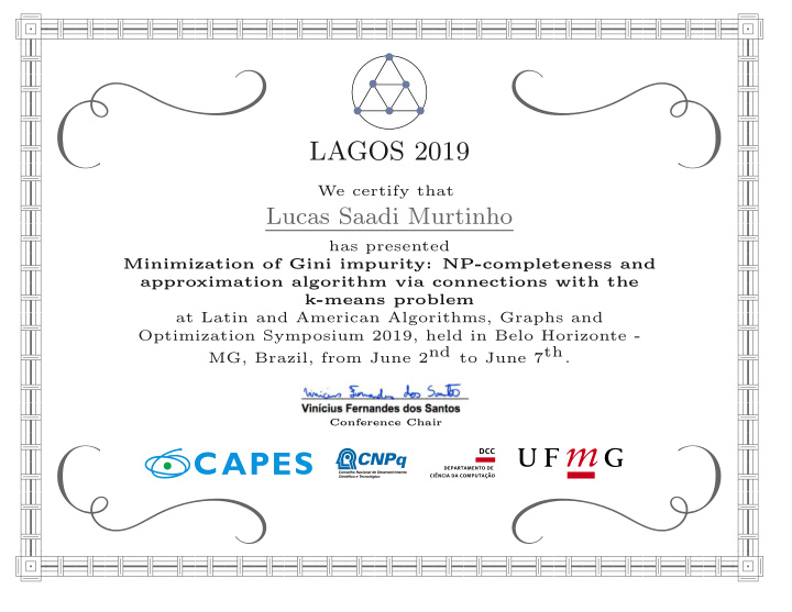 lagos 2019 we certify that lucas saadi murtinho