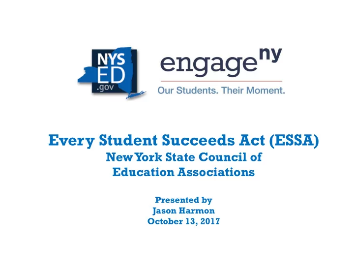 every student succeeds act essa