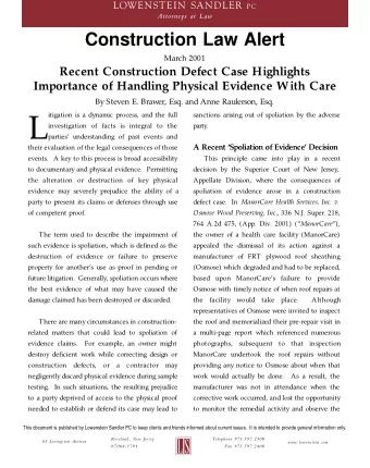 L  investigation of facts is integral to the  party.  parties understanding of past events and